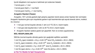 10. Sınıf Ata Yayıncılık Kimya Ders Kitabı Sayfa 36 Cevapları