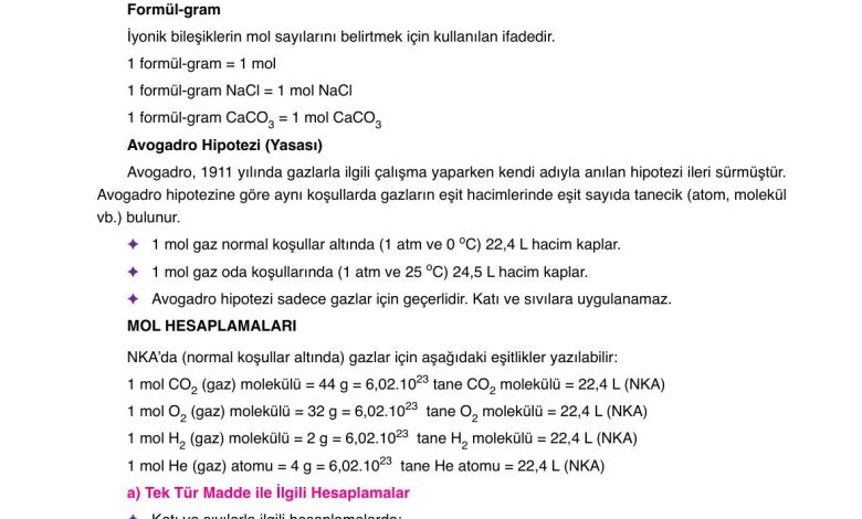 10. Sınıf Ata Yayıncılık Kimya Ders Kitabı Sayfa 36 Cevapları