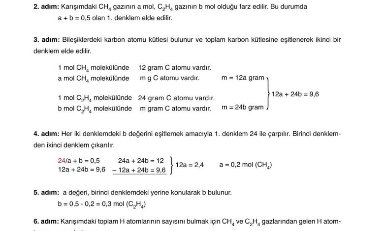 10. Sınıf Ata Yayıncılık Kimya Ders Kitabı Sayfa 45 Cevapları