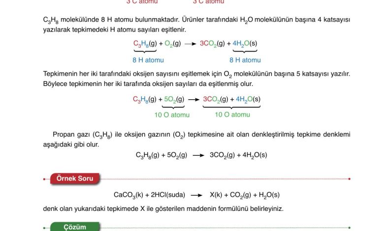 10. Sınıf Ata Yayıncılık Kimya Ders Kitabı Sayfa 50 Cevapları