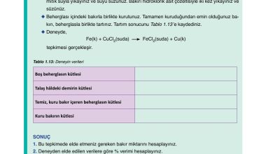 10. Sınıf Ata Yayıncılık Kimya Ders Kitabı Sayfa 73 Cevapları