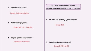 10. Sınıf Ata Yayıncılık Kimya Ders Kitabı Sayfa 79 Cevapları