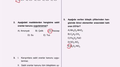 10. Sınıf Ata Yayıncılık Kimya Ders Kitabı Sayfa 82 Cevapları