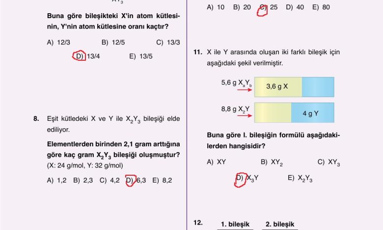 10. Sınıf Ata Yayıncılık Kimya Ders Kitabı Sayfa 83 Cevapları