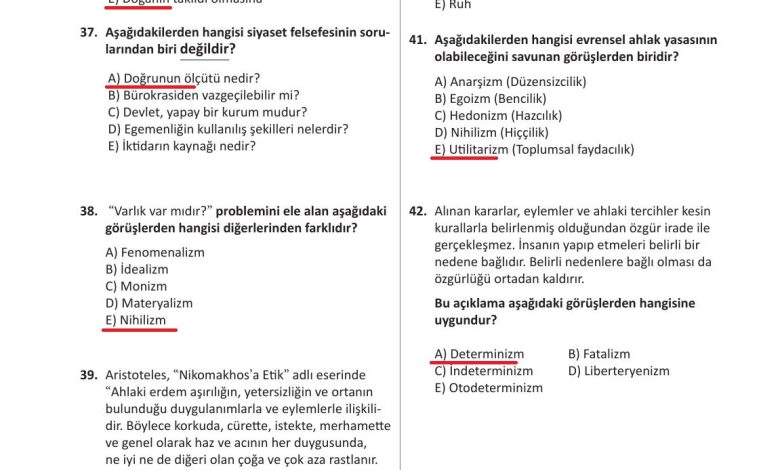 10. Sınıf Meb Yayınları Felsefe Ders Kitabı Sayfa 129 Cevapları