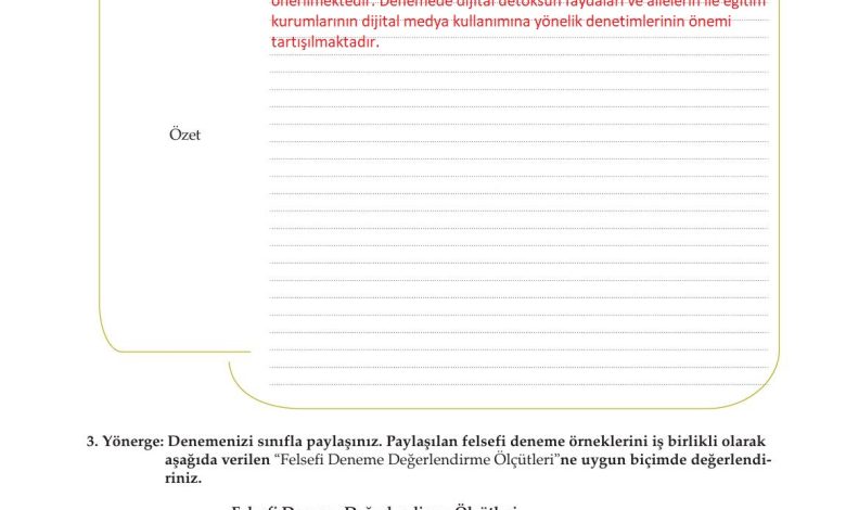 10. Sınıf Meb Yayınları Felsefe Ders Kitabı Sayfa 143 Cevapları