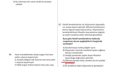 10. Sınıf Meb Yayınları Felsefe Ders Kitabı Sayfa 62 Cevapları