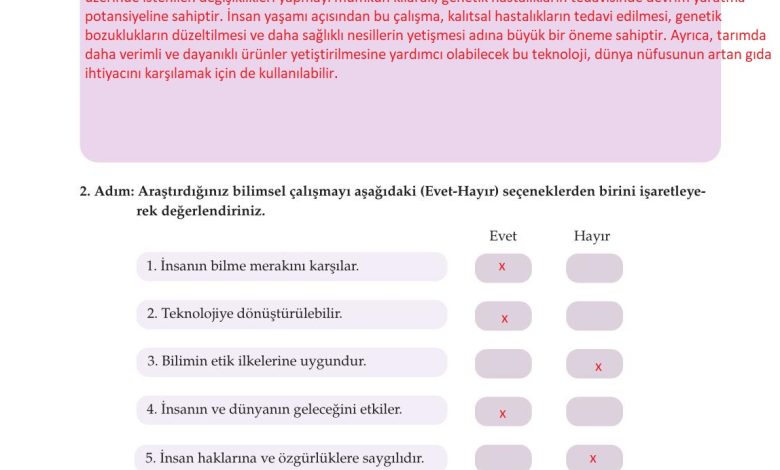 10. Sınıf Meb Yayınları Felsefe Ders Kitabı Sayfa 89 Cevapları