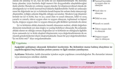 10. Sınıf Meb Yayınları Felsefe Ders Kitabı Sayfa 93 Cevapları