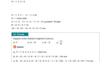 10. Sınıf Meb Yayınları Matematik Ders Kitabı Sayfa 20 Cevapları