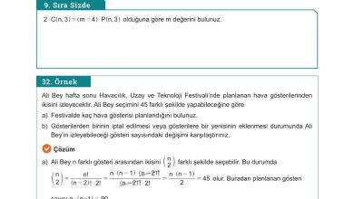 10. Sınıf Meb Yayınları Matematik Ders Kitabı Sayfa 36 Cevapları