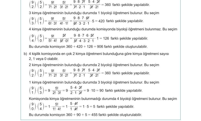 10. Sınıf Meb Yayınları Matematik Ders Kitabı Sayfa 41 Cevapları