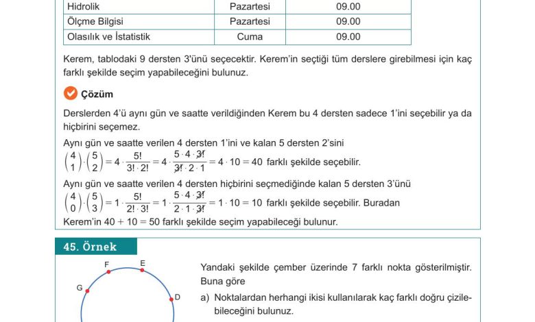 10. Sınıf Meb Yayınları Matematik Ders Kitabı Sayfa 42 Cevapları