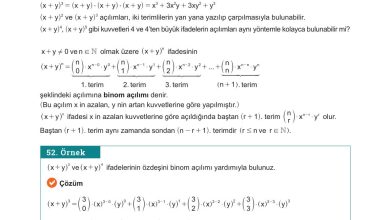 10. Sınıf Meb Yayınları Matematik Ders Kitabı Sayfa 51 Cevapları