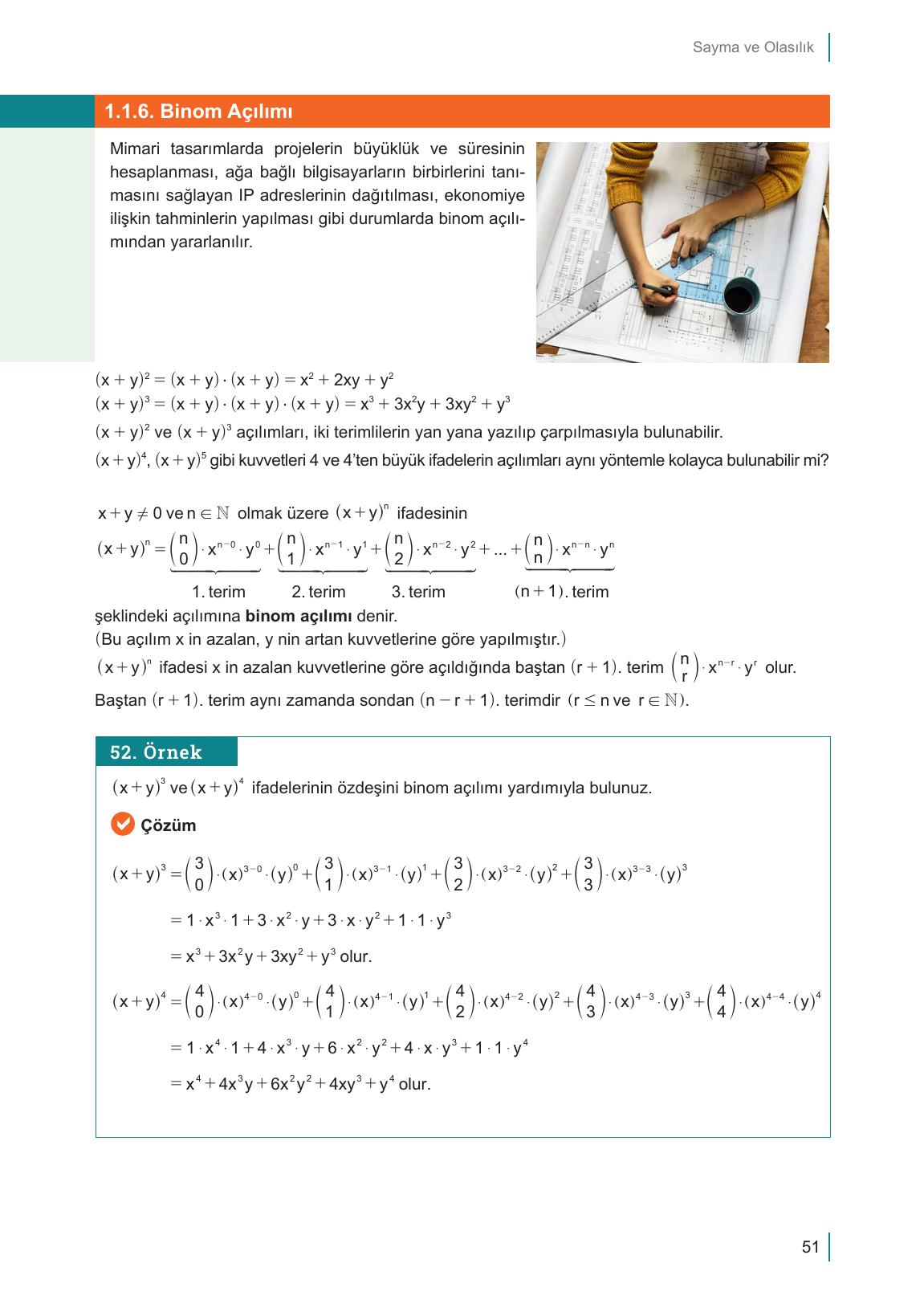 10. Sınıf Meb Yayınları Matematik Ders Kitabı Sayfa 51 Cevapları