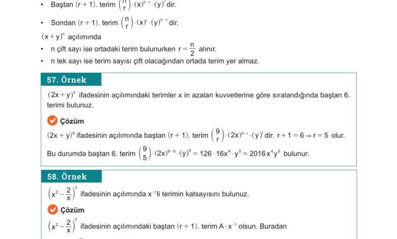 10. Sınıf Meb Yayınları Matematik Ders Kitabı Sayfa 54 Cevapları