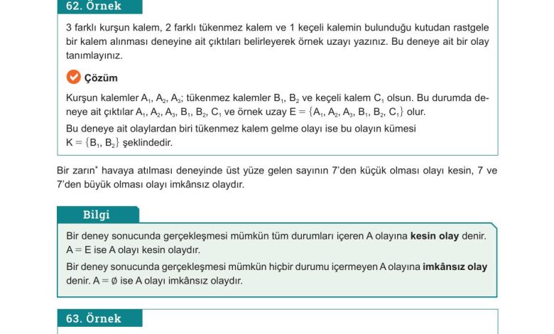 10. Sınıf Meb Yayınları Matematik Ders Kitabı Sayfa 58 Cevapları