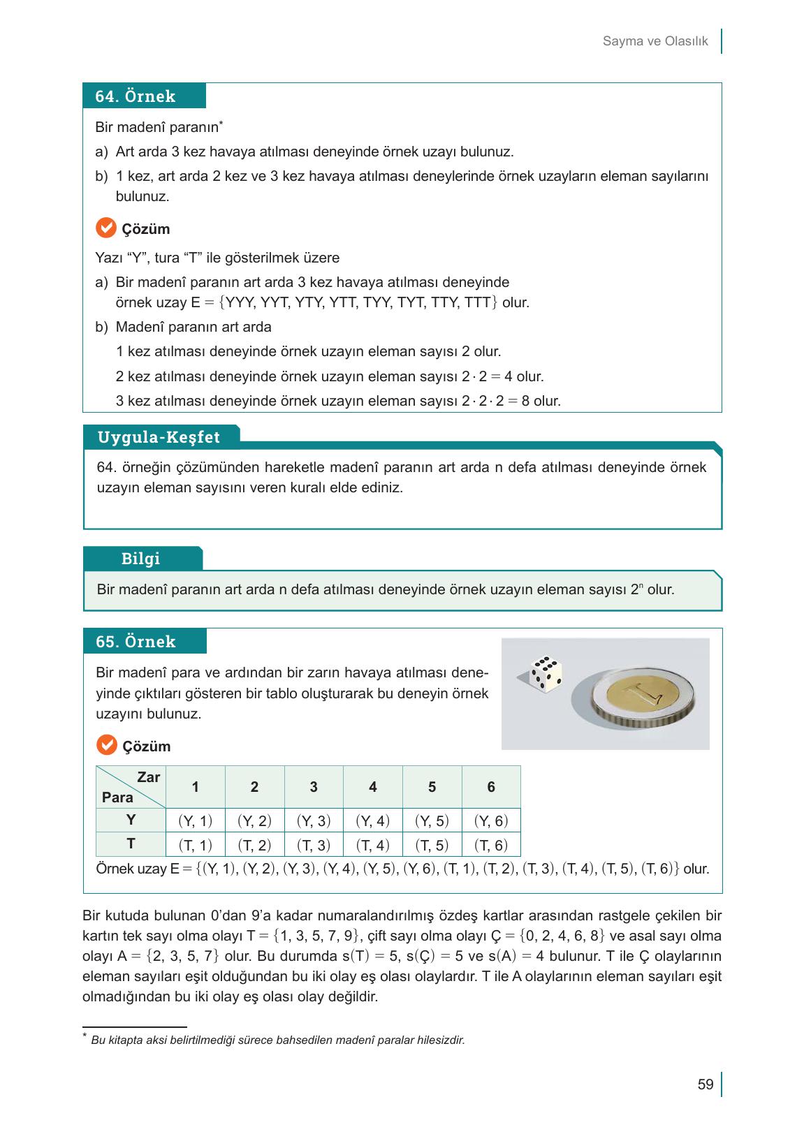 10. Sınıf Meb Yayınları Matematik Ders Kitabı Sayfa 59 Cevapları