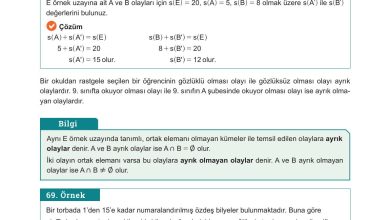 10. Sınıf Meb Yayınları Matematik Ders Kitabı Sayfa 61 Cevapları