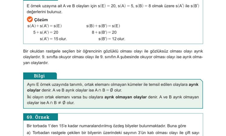 10. Sınıf Meb Yayınları Matematik Ders Kitabı Sayfa 61 Cevapları