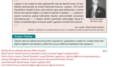 10. Sınıf Meb Yayınları Matematik Ders Kitabı Sayfa 63 Cevapları