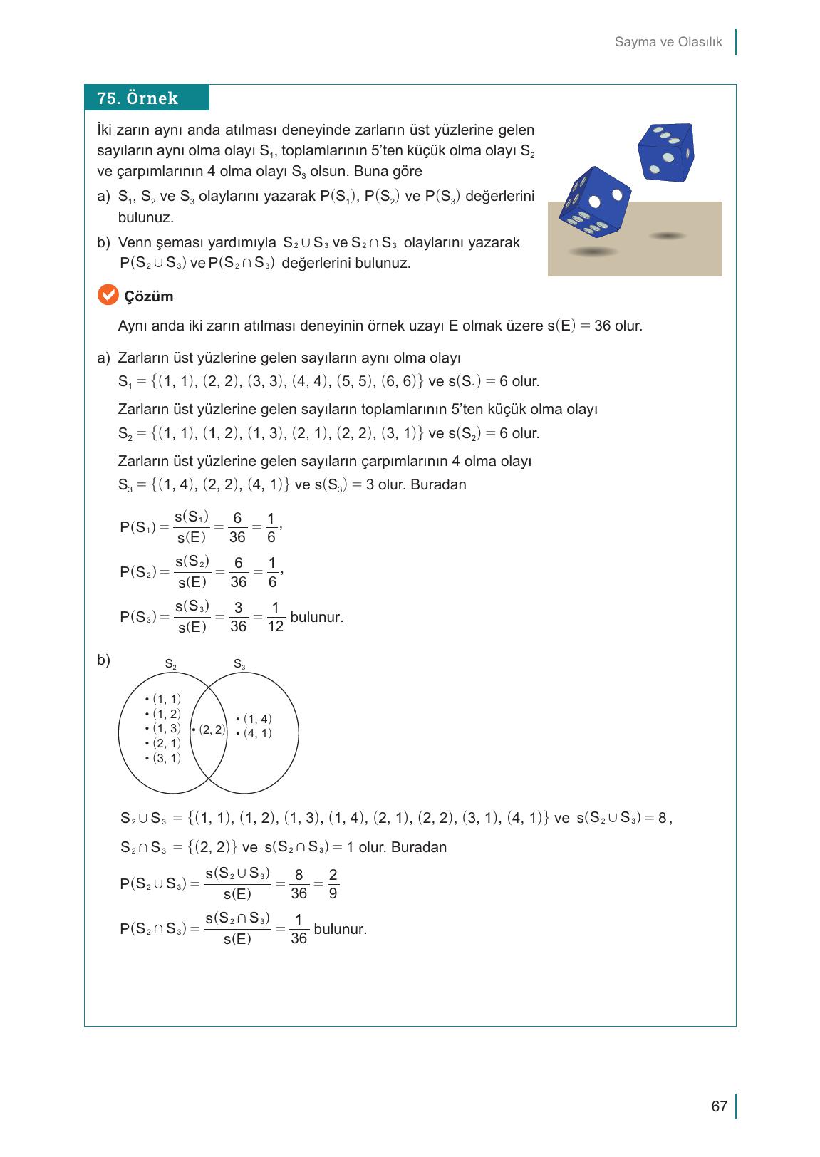 10. Sınıf Meb Yayınları Matematik Ders Kitabı Sayfa 67 Cevapları