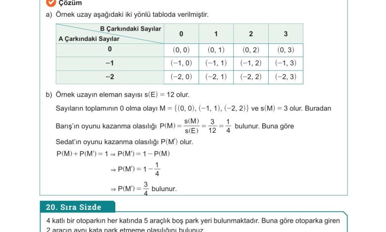 10. Sınıf Meb Yayınları Matematik Ders Kitabı Sayfa 69 Cevapları