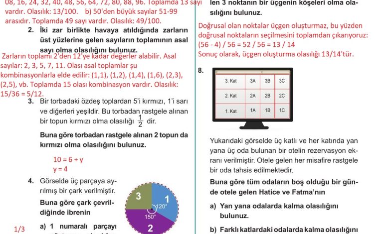 10. Sınıf Meb Yayınları Matematik Ders Kitabı Sayfa 72 Cevapları