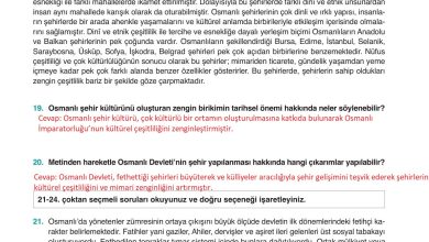 10. Sınıf Meb Yayınları Tarih Ders Kitabı Sayfa 122 Cevapları