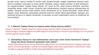 10. Sınıf Meb Yayınları Tarih Ders Kitabı Sayfa 186 Cevapları