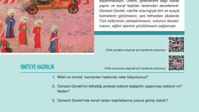 10. Sınıf Meb Yayınları Tarih Ders Kitabı Sayfa 191 Cevapları