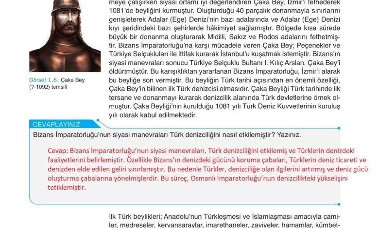 10. Sınıf Meb Yayınları Tarih Ders Kitabı Sayfa 24 Cevapları