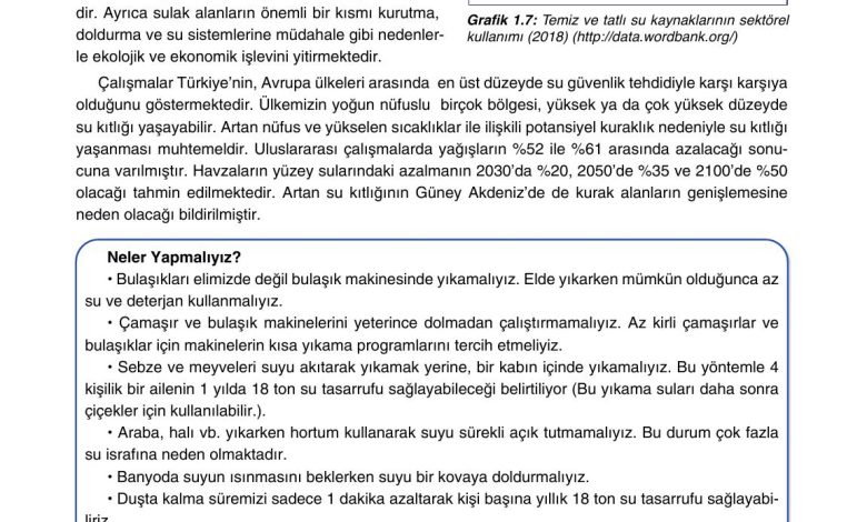 10. Sınıf Tutku Yayıncılık Coğrafya Ders Kitabı Sayfa 118 Cevapları