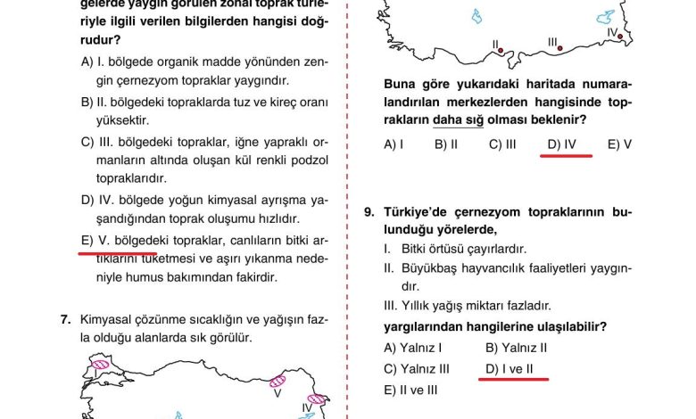 10. Sınıf Tutku Yayıncılık Coğrafya Ders Kitabı Sayfa 142 Cevapları