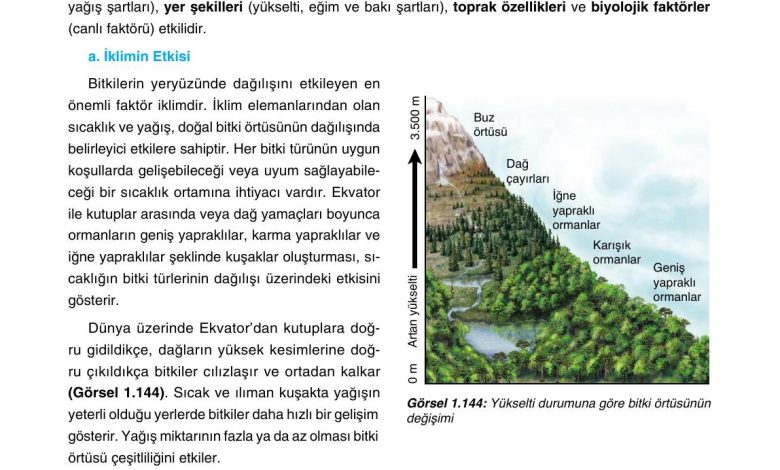 10. Sınıf Tutku Yayıncılık Coğrafya Ders Kitabı Sayfa 144 Cevapları