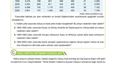 10. Sınıf Tutku Yayıncılık Coğrafya Ders Kitabı Sayfa 173 Cevapları