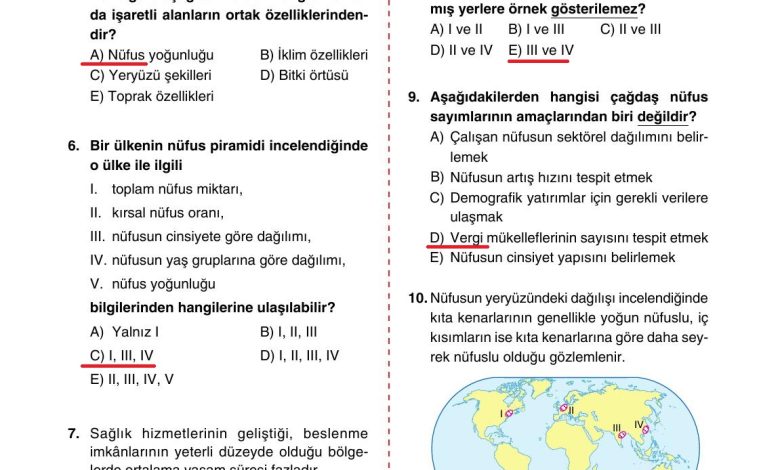 10. Sınıf Tutku Yayıncılık Coğrafya Ders Kitabı Sayfa 186 Cevapları