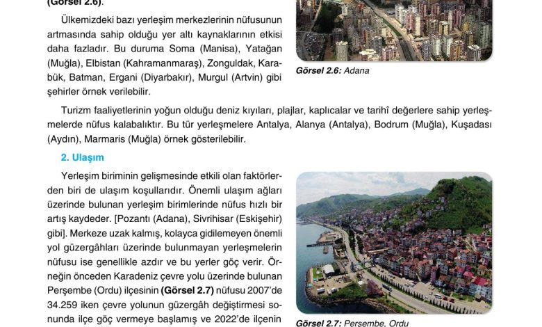 10. Sınıf Tutku Yayıncılık Coğrafya Ders Kitabı Sayfa 192 Cevapları