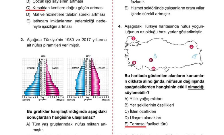 10. Sınıf Tutku Yayıncılık Coğrafya Ders Kitabı Sayfa 199 Cevapları