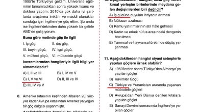 10. Sınıf Tutku Yayıncılık Coğrafya Ders Kitabı Sayfa 214 Cevapları