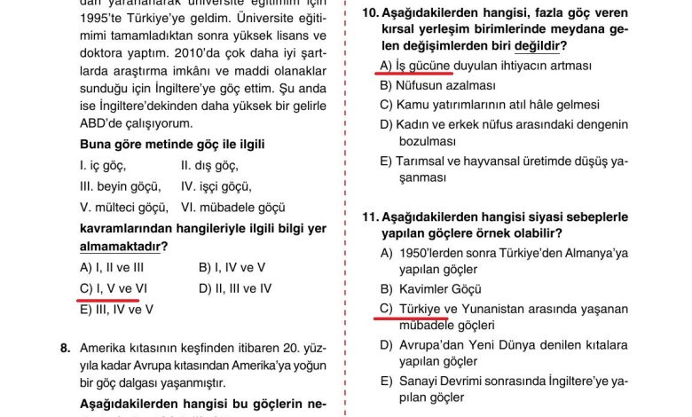 10. Sınıf Tutku Yayıncılık Coğrafya Ders Kitabı Sayfa 214 Cevapları