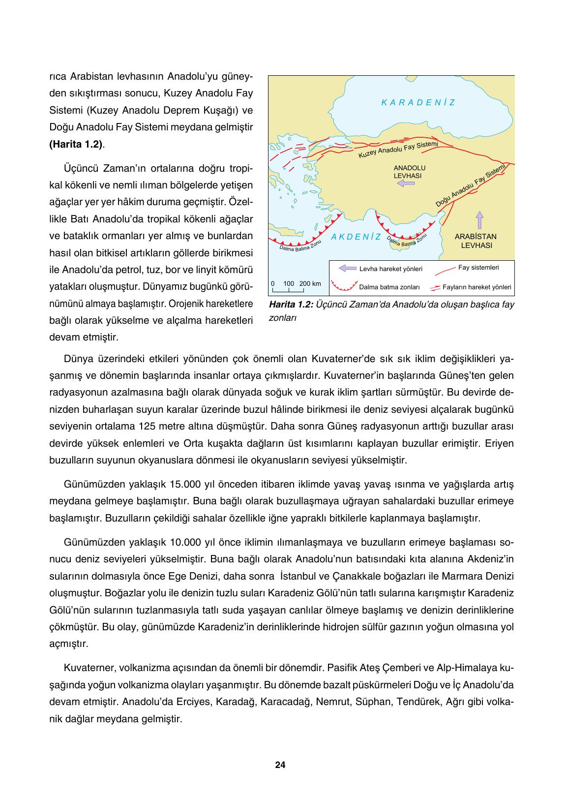 10. Sınıf Tutku Yayıncılık Coğrafya Ders Kitabı Sayfa 24 Cevapları