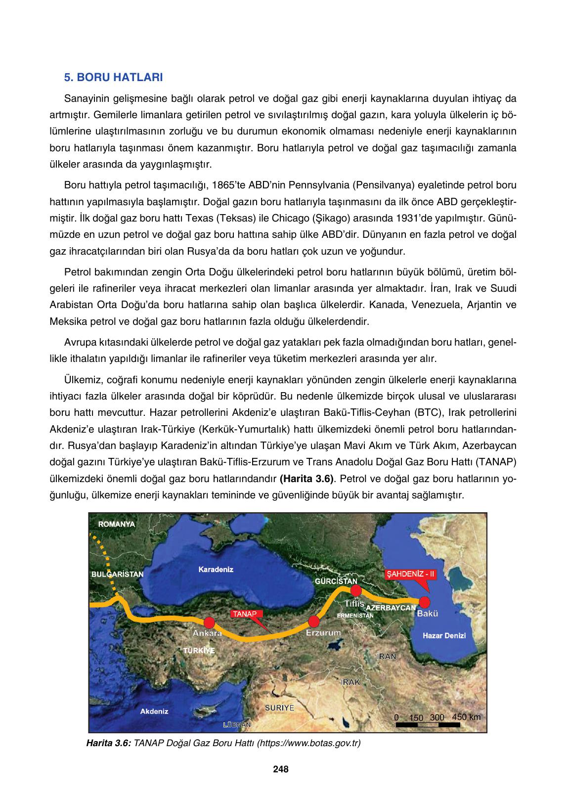 10. Sınıf Tutku Yayıncılık Coğrafya Ders Kitabı Sayfa 248 Cevapları