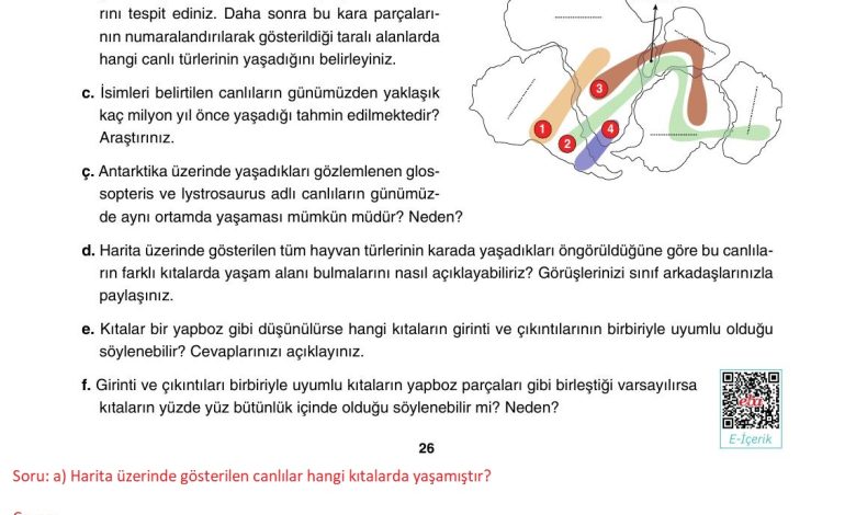 10. Sınıf Tutku Yayıncılık Coğrafya Ders Kitabı Sayfa 26 Cevapları