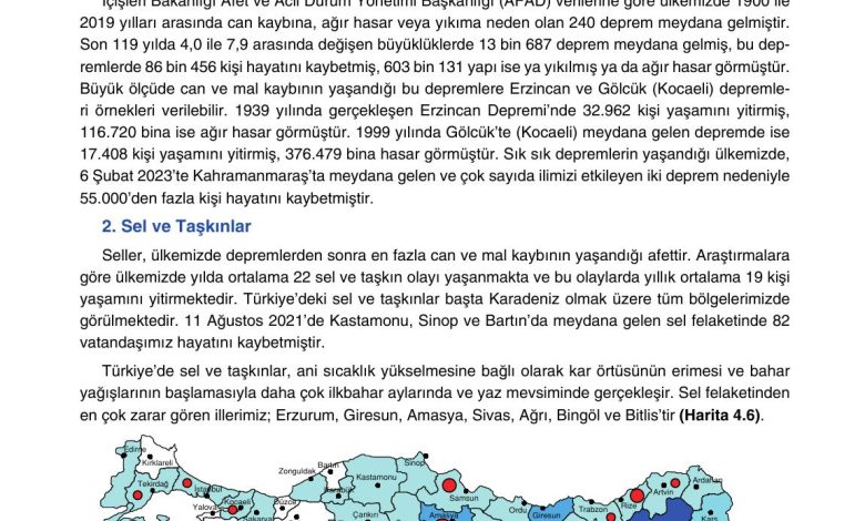 10. Sınıf Tutku Yayıncılık Coğrafya Ders Kitabı Sayfa 267 Cevapları