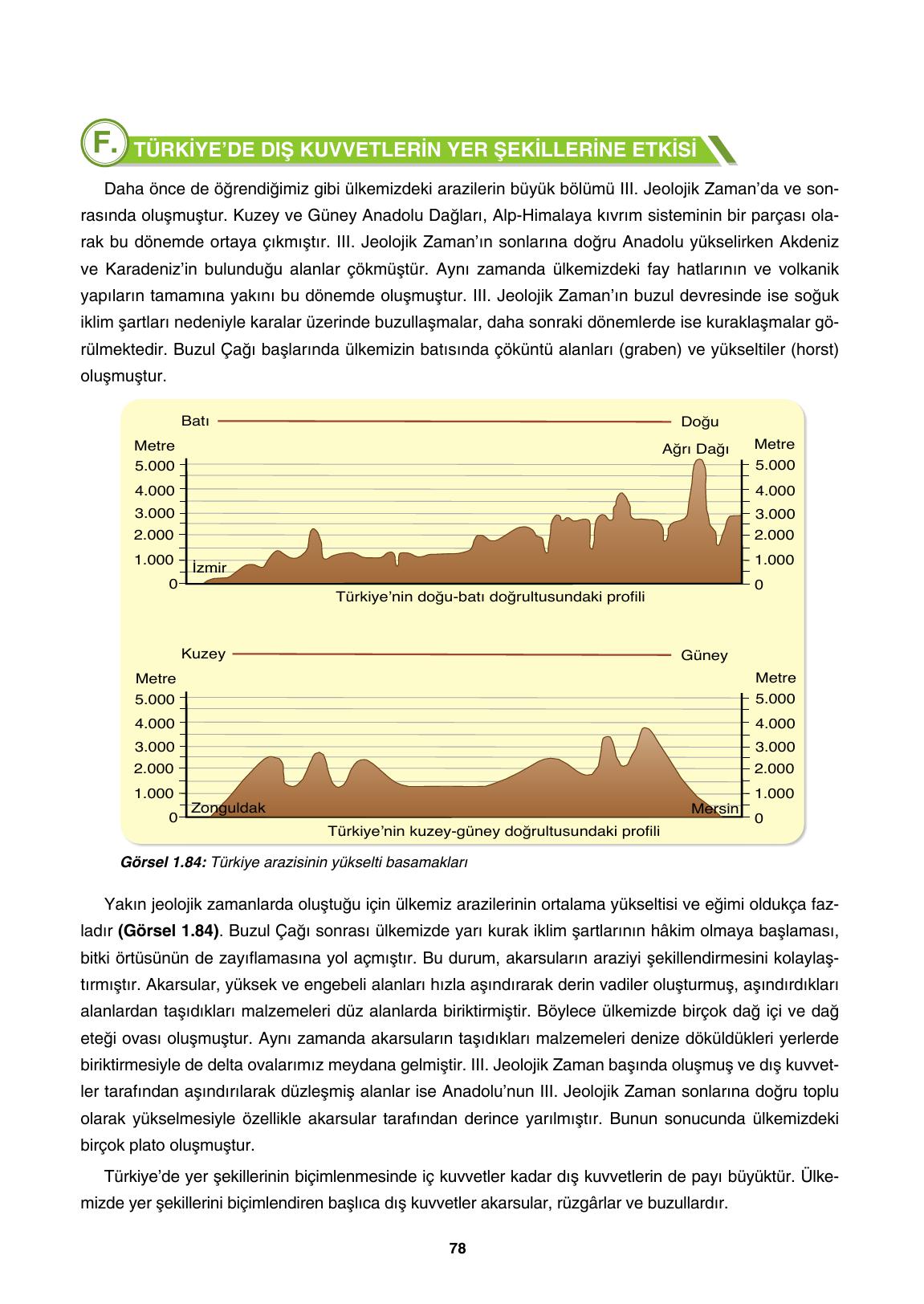 10. Sınıf Tutku Yayıncılık Coğrafya Ders Kitabı Sayfa 78 Cevapları