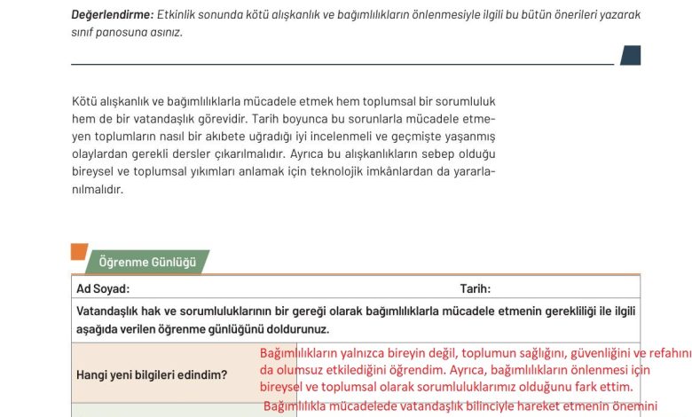 9. Sınıf Meb Yayınları Temel Dini Bilgiler Ders Kitabı Sayfa 149 Cevapları