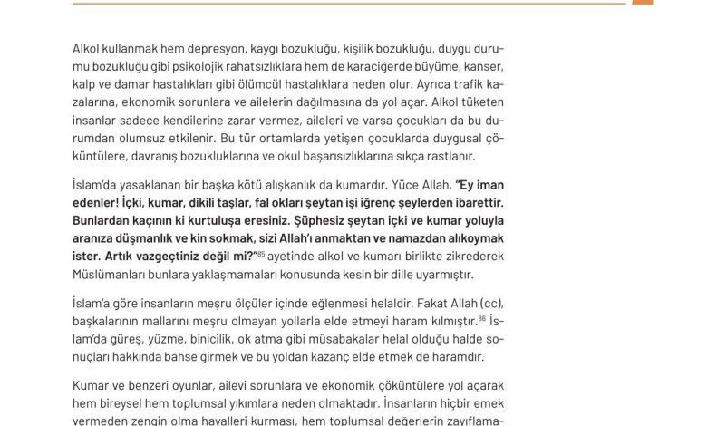 9. Sınıf Meb Yayınları Temel Dini Bilgiler Ders Kitabı Sayfa 145 Cevapları