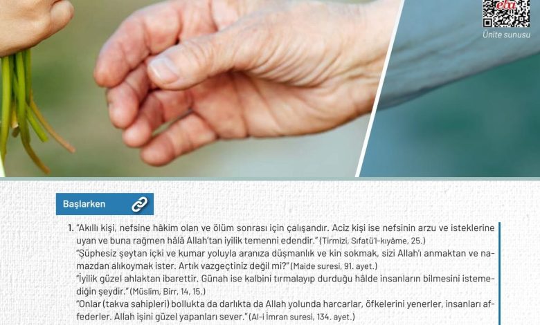 9. Sınıf Meb Yayınları Temel Dini Bilgiler Ders Kitabı Sayfa 123 Cevapları