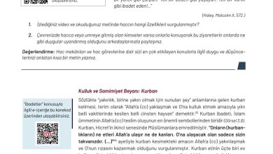 9. Sınıf Meb Yayınları Temel Dini Bilgiler Ders Kitabı Sayfa 108 Cevapları